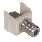 Snap-Fit, F-Coax Connector, Office White
