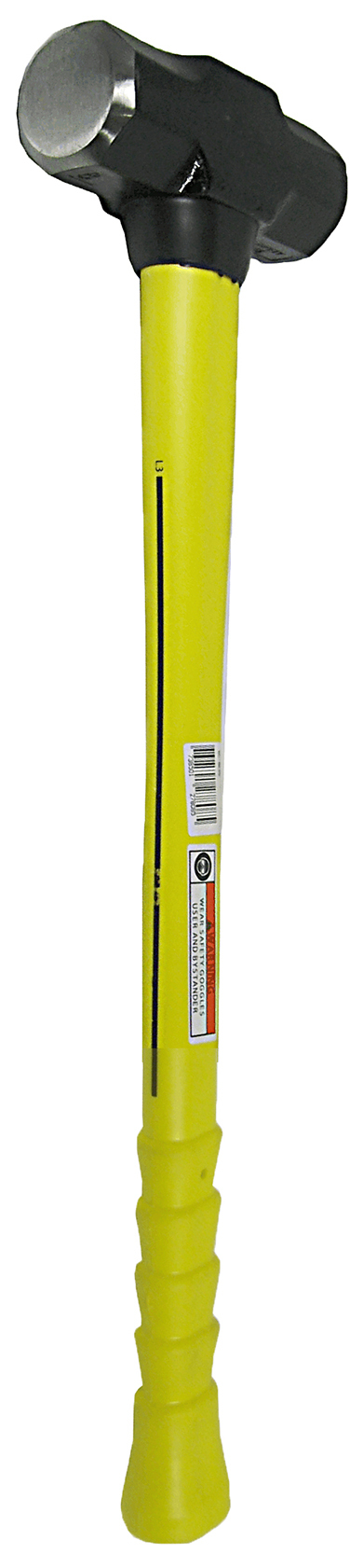 SGH8 Sledge Hammer, 32 in OAL, 8 lb Head, Fiberglass Handle