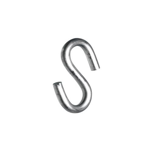 SH12 Plated S-Hook, For Use With Jack Chain to Support Suspended Luminaries, 12 AWG Wire