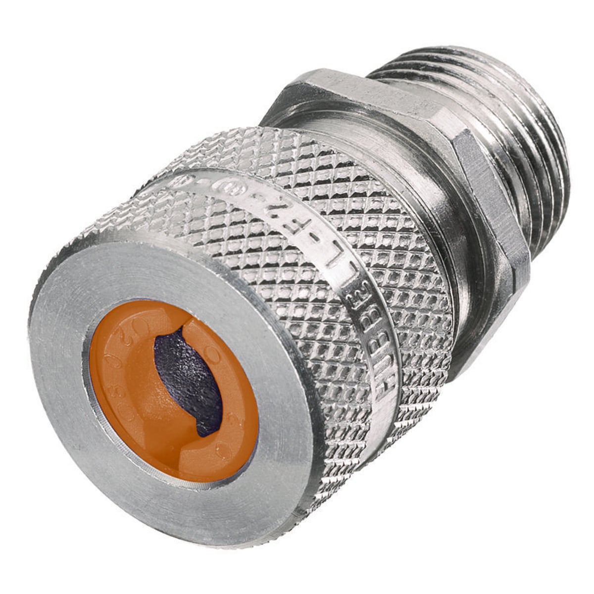 SHC1020 SHC Foam 2 Straight Flexible Cord Connector, 1/2 in Trade, (1) Conductors, 0.13 to 0 .19 in Cable Openings, Aluminum, Machined