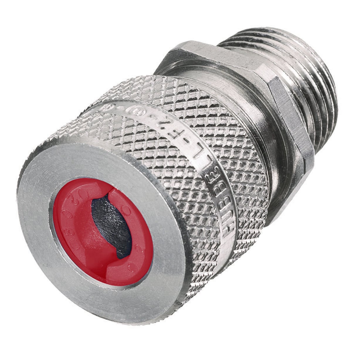 SHC1021 SHC Form 2 Standard Duty Straight Cord Connector, 1/2 in Trade, (1) Conductors, 0.19 to 0.25 in Cable Openings, Aluminum, Machined