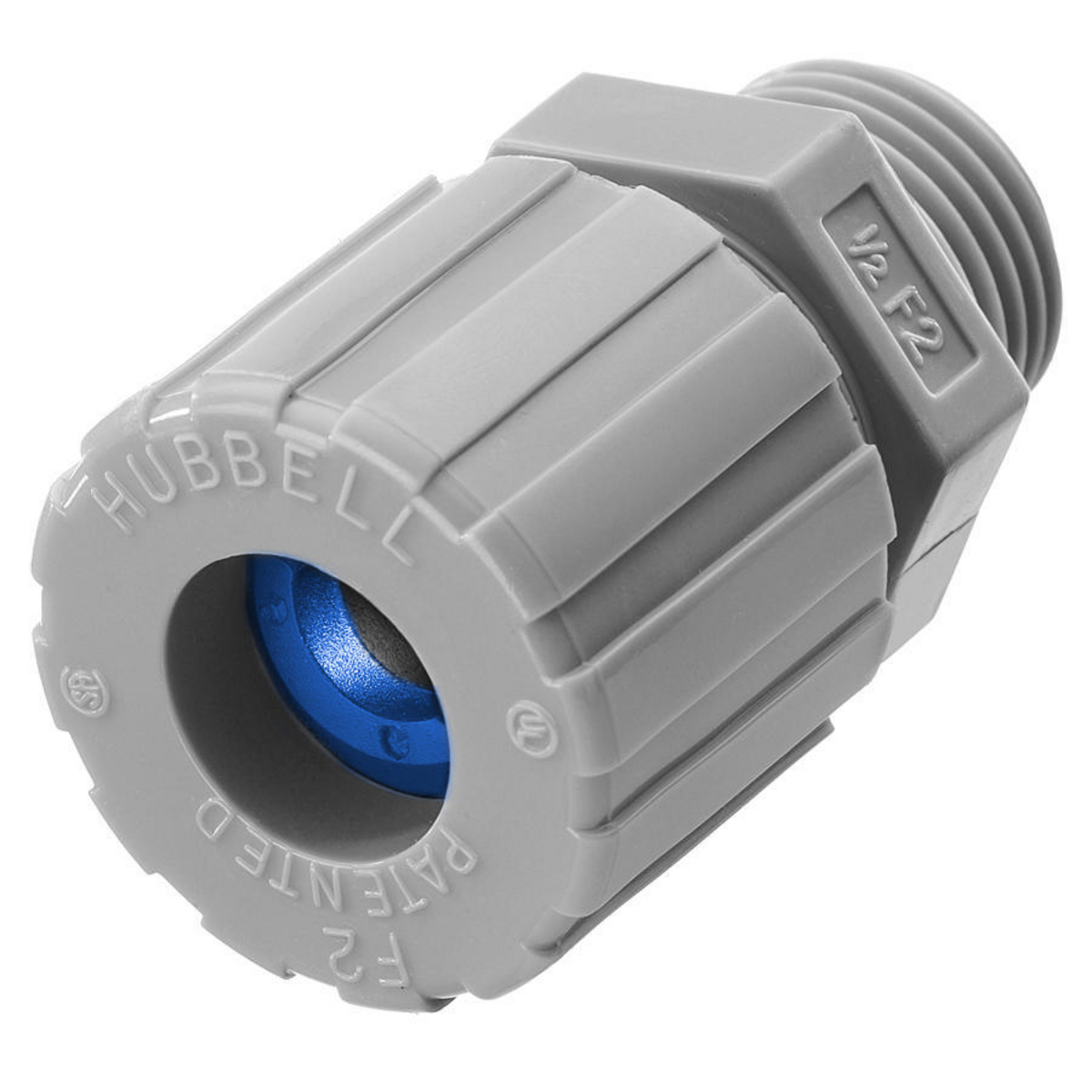 SHC1035CR SHC Form 3 Standard Duty Straight Cord Connector, 3/4 in Trade, (1) Conductors, 0.38 to 0.5 in Cable Openings, Nylon, Smooth