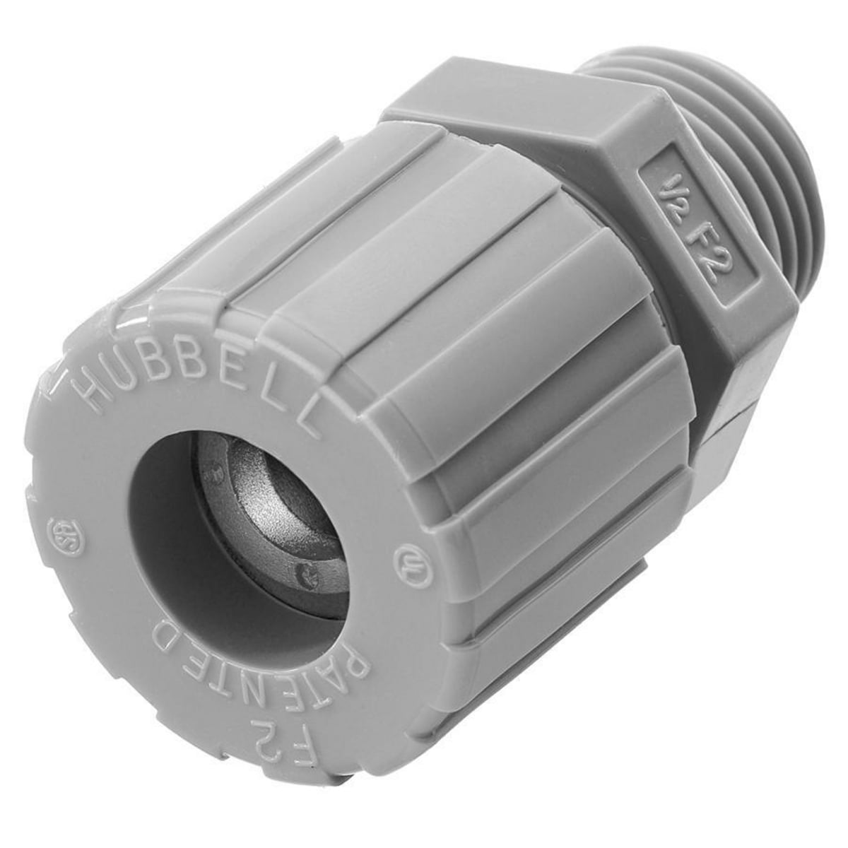 SHC1043CR Form 4 Standard Straight Cord Connector, 1 in Trade, 1 Conductor, 0.88 to 1 in Cable Openings, Nylon, Smooth
