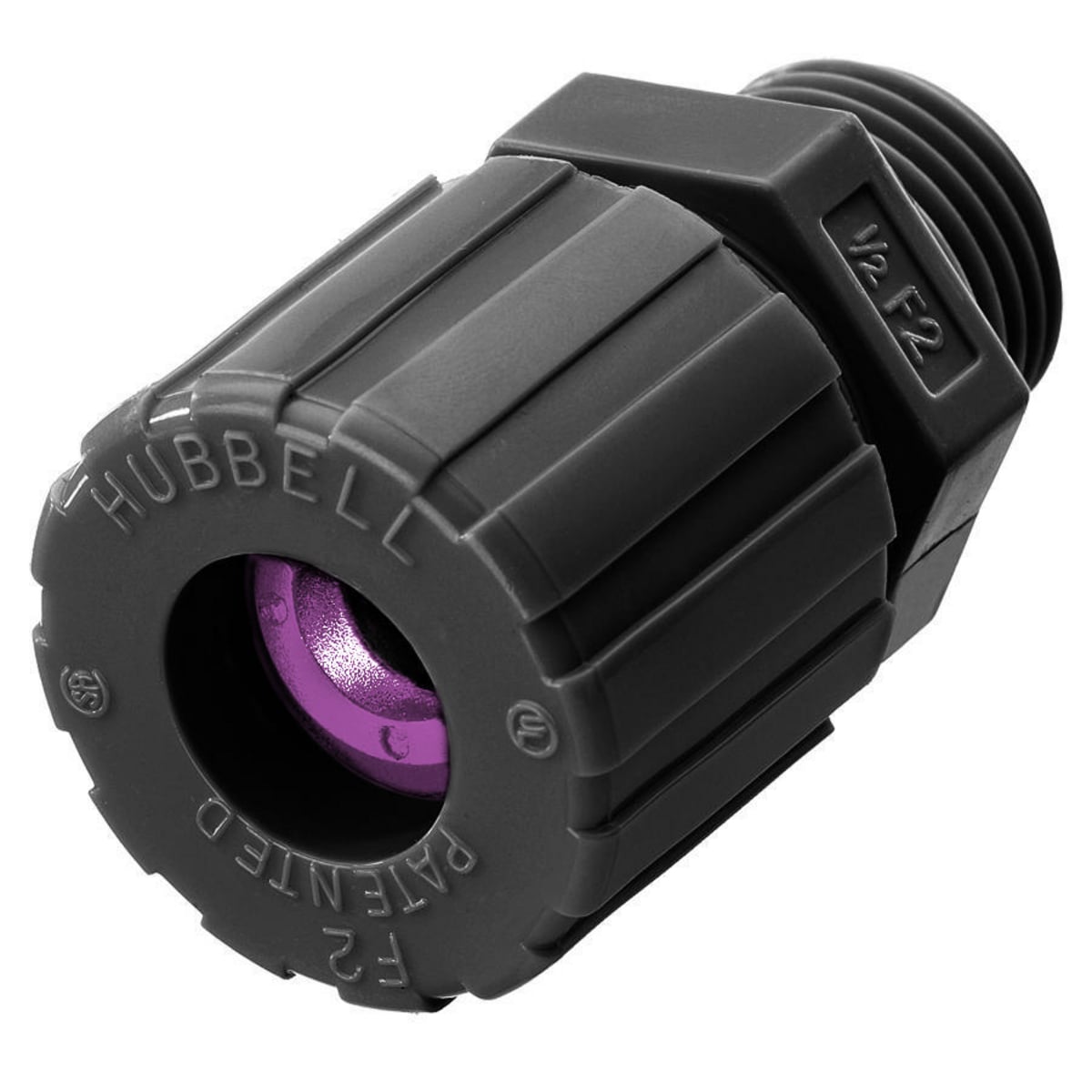 SHC2042CR SHC Form 4 Standard Straight Cord Connector, 1 in Trade, (1) Conductors, 0.75 to 0.88 in Cable Openings, Nylon, Smooth