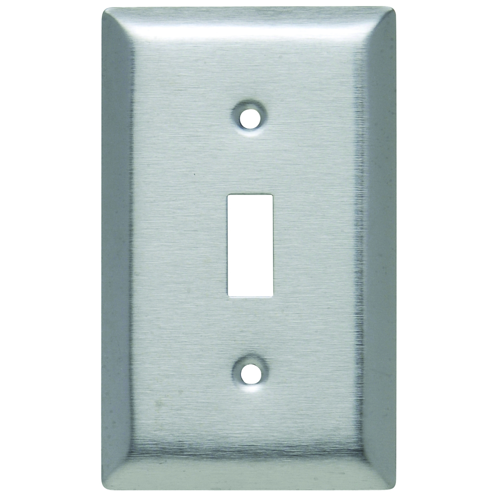 SL1 1-Gang 430 Stainless Steel Wall Plate, 1 Toggle Opening