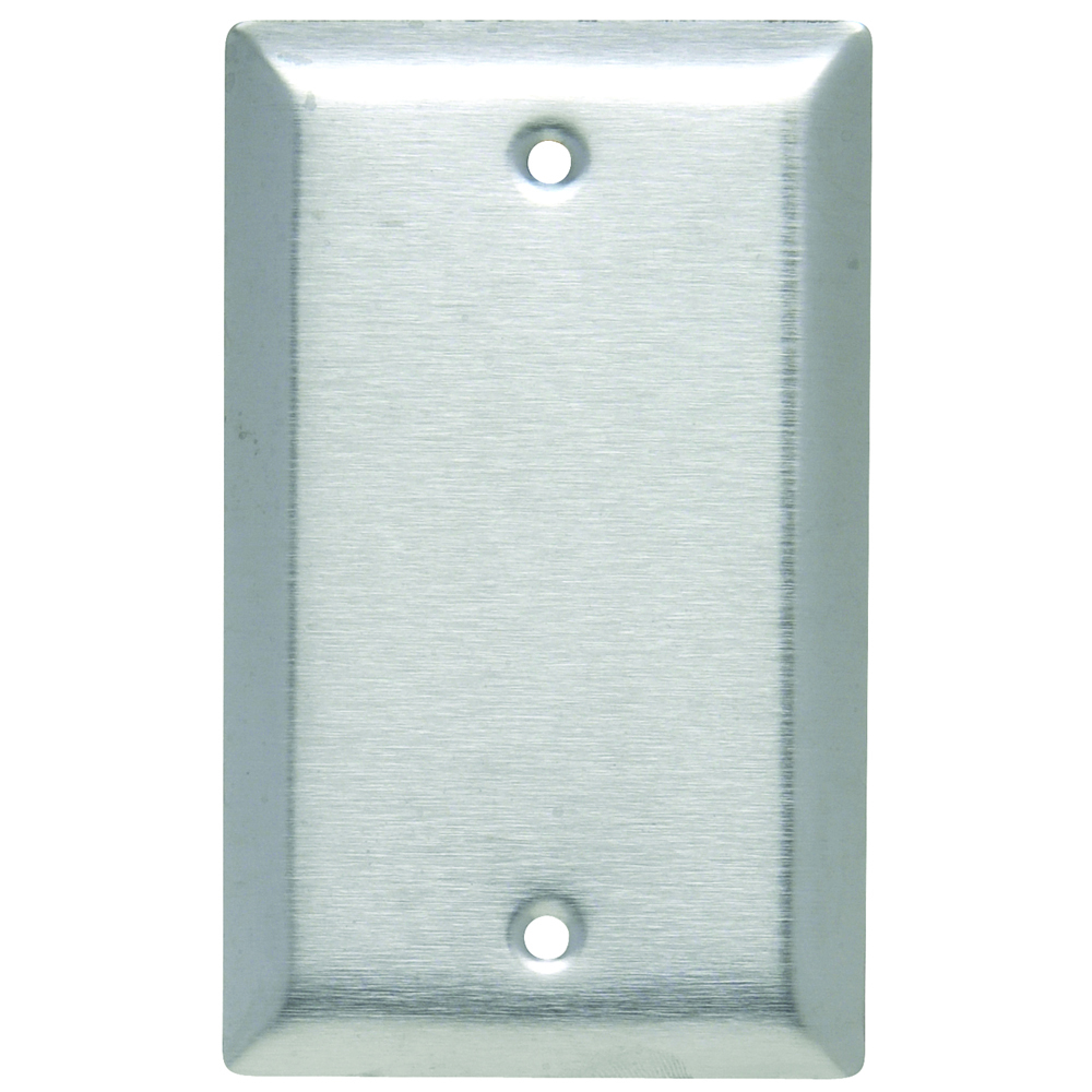 SL13 1-Gang 430 Stainless Steel Wall Plate, Blank Box Mounted
