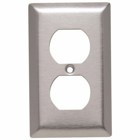 Smooth Metal Wall Plate 1gang Duplex 430 Stainless Steel