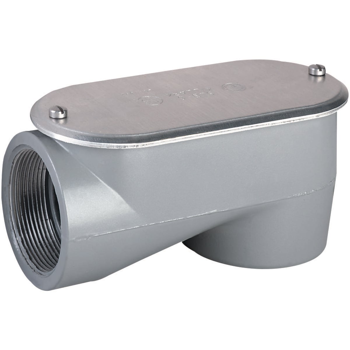 SLB-1 SLB Type LB Mogul Conduit Body, 1/2 in Hub, Mogul Form, 1.7 cu-in Capacity, Aluminum, Powder Coated