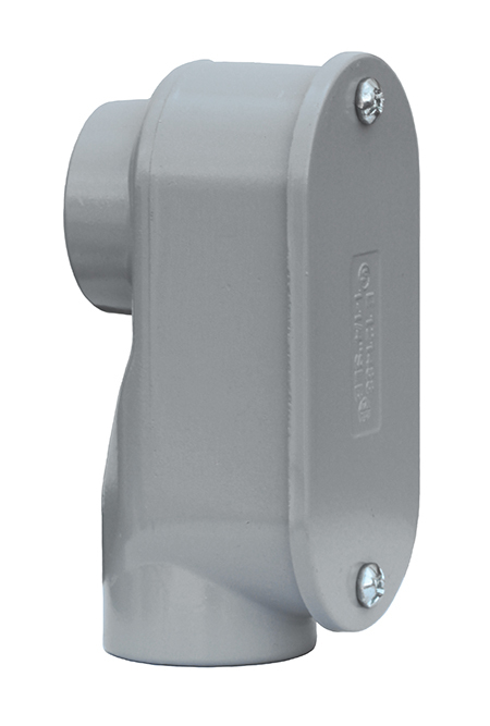 SLB100 Service Entrance Elbow, 1 in Hub, Aluminum