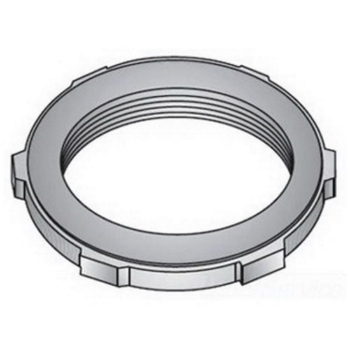 SLG-300S Standard Type SLG Sealing Locknut, 3 in, For Use With IMC/Rigid Conduit Fittings, Steel, Zinc Plated