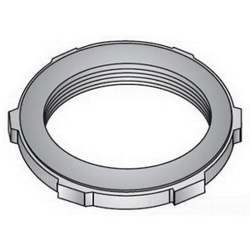 SLG-350S Standard Type SLG Sealing Locknut, 3-1/2 in, For Use With IMC/Rigid Conduit Fittings, Steel, Zinc Plated