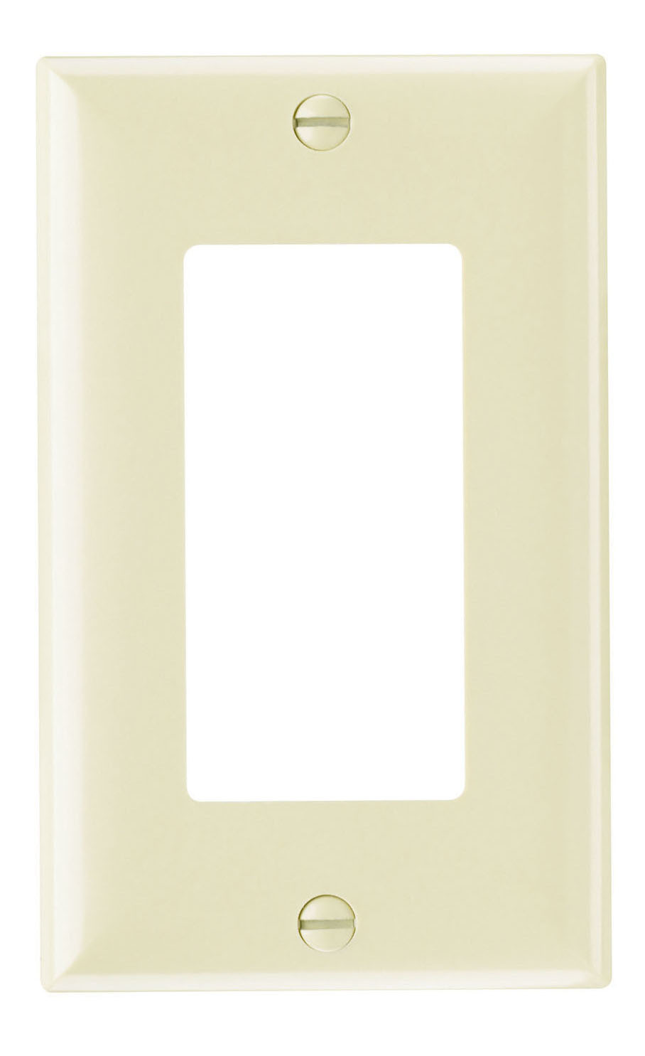 SP26GRY 1-Gang Thermoset Wall Plate, 1 Decorator Opening, Gray