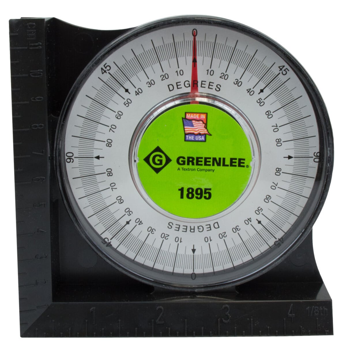1895 Large Angle Protractor With Magnetic Base, Plastic