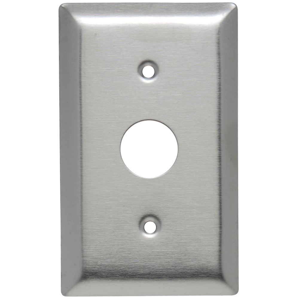 SS730 1-Gang 302/304 Stainless Steel Wall Plate, Communication Plate