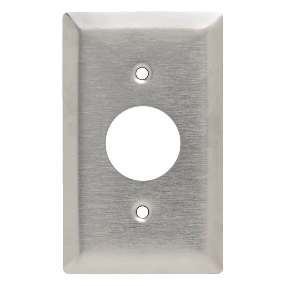 SS736 1-Gang 302/304 Stainless Steel Wall Plate, Communication Plate