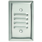 Smooth Metal Wall Plate 1gang Louver Vertical 302 Stainless Steel