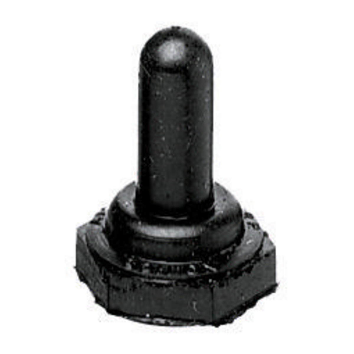SSB1 Standard Switch Mount Weatherproof Boot, For Use With 12 V DC Heavy Duty Panel Mount Specialty, Bat Handle Switch, 15/32x32 TPI, Elastomer, Clear