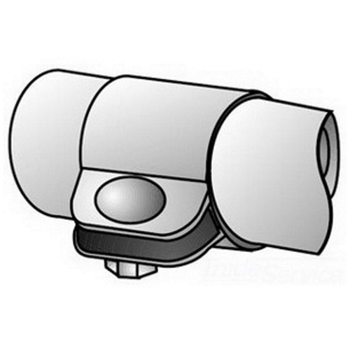 SSP-50 Split Conduit Coupling, 1/2 in, For Use With IMC/Rigid Conduit, Malleable Iron, Zinc Plated