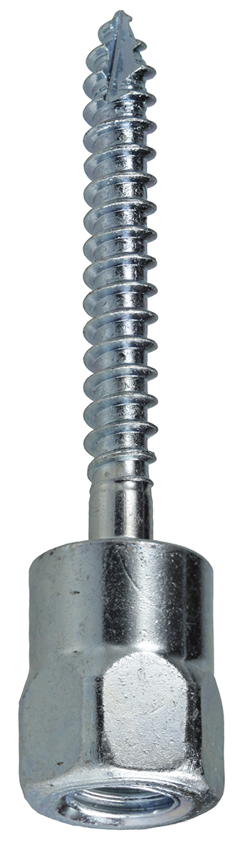 SSW12B Bottom Mount Threaded Rod Hanger, 1/2 in Dia, 2-1/2 in OAL, Steel