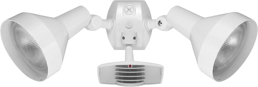 STL110HW Stealth 110 Outdoor Sensor Light, (2) Incandescent Lamp, 1000 W Fixture, 120 V AC, Aluminum Housing