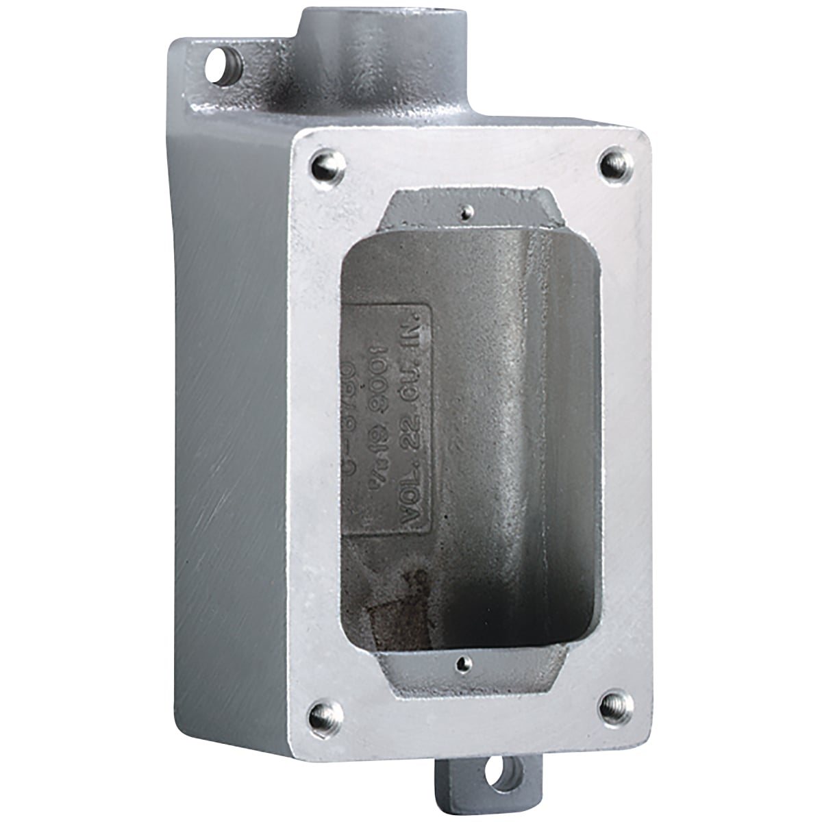 SWB-3 SWB 1-Gang Dead End Device Body, For Use With XCS/XS/XT Cover Assemblies, NEMA 7CD/9EFG, Copper-Free Aluminum, Gray