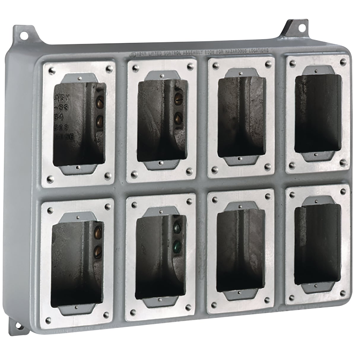 SWB-33 SWB 8-Gang Device Body, For Use With XCS/XS/XT Cover Assemblies, NEMA 7CD/9EFG, Copper-Free Aluminum, Gray