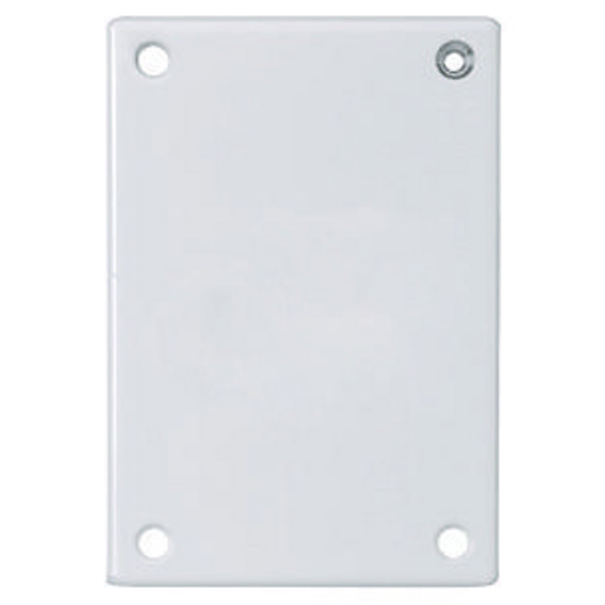 SWP13 Oversized Security Wall Plate, 1 Gangs, 3.77 in W x 5.52 in H, Steel, White