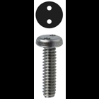 Machine Screw, 18-8 Stainless Steel material, 1 in. length, #10-32 thread size, Pan head type, Spanner drive type