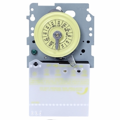 T104M T100M Mechanical Time Switch Mechanism, 208 to 277 V AC, 40 A, 2NO 2 Form A DPST Contact, 2 Poles