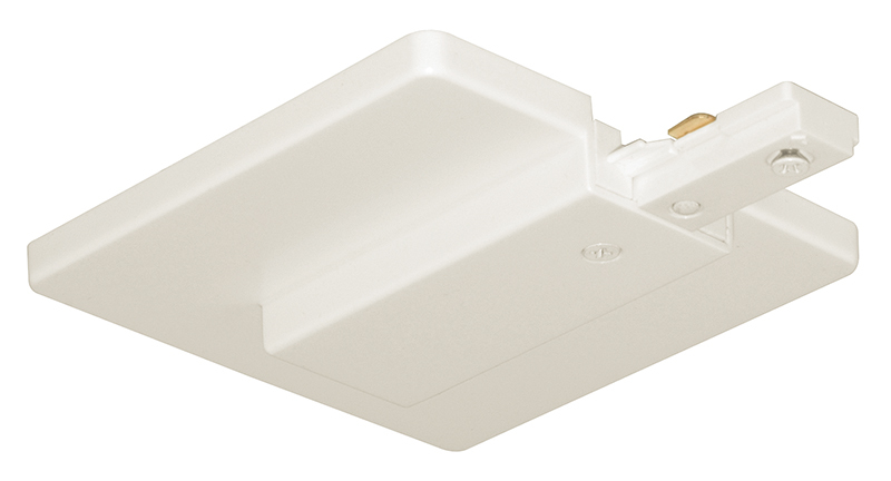 T21 WH T21 End Feed Connector, 1 Circuits, 4-1/4 in W, Polycarbonate