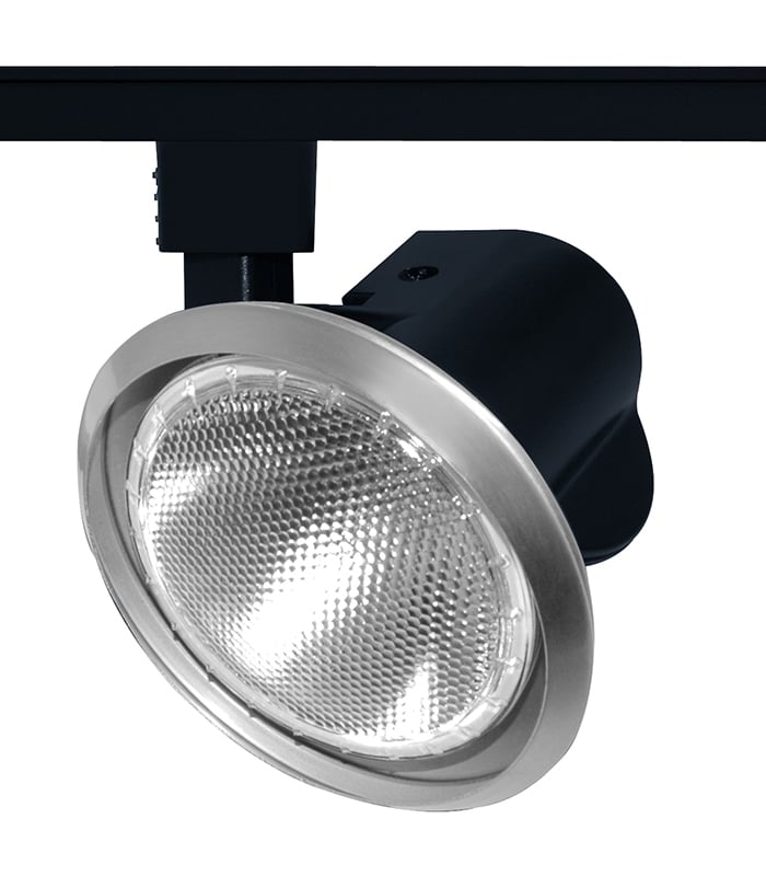 T231 BL T231 Close Up Line Voltage Track Head, Incandescent Lamp, 120 VAC, 1-1/2 in Max Extension