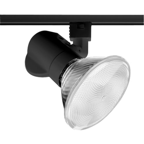 T238 WH T238 Close Up Line Voltage Track Head, Incandescent Lamp, 120 VAC, Fly Back Head, 1-1/2 in Max Extension