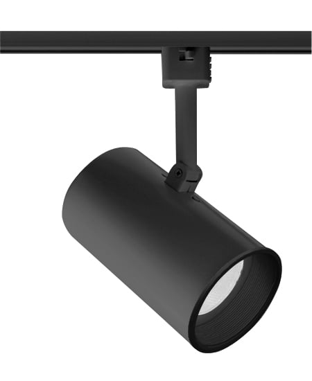 T313 BLB BL Track Head With Copper Screw Shell, Incandescent Lamp, 120 V AC, Flatback Cylinder Head