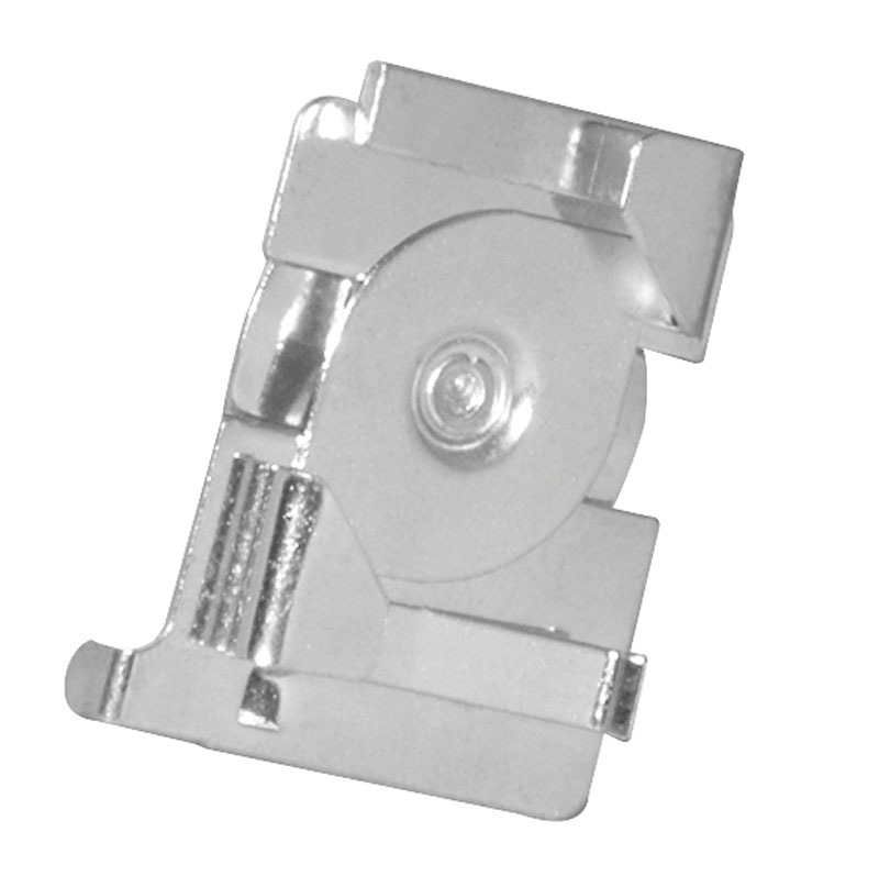 T37F T-Bar Attachment Clip, For Use With Trac-Master One Circuit Trac System and Flush Tile Ceiling
