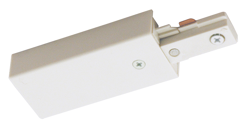 T38 WH T38 Live End Feed Connector, 1 Circuits, 3-1/4 in L x 1-3/8 in W, Polycarbonate