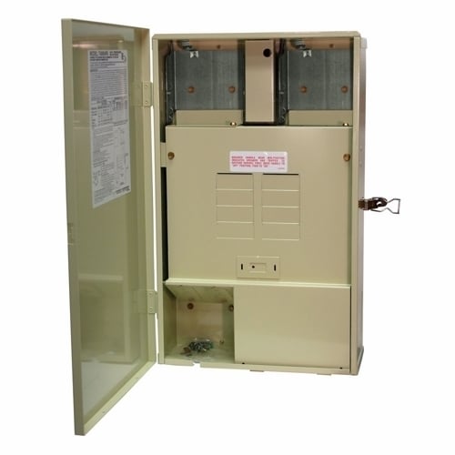T40000R4 Rainproof Control Panel Enclosure, NEMA 3R, Wall Mount, -40 to 130 deg F, For Use With 1-Phase, 120/208/240 V AC, 60 Hz, 3 W, 125 A Load Center
