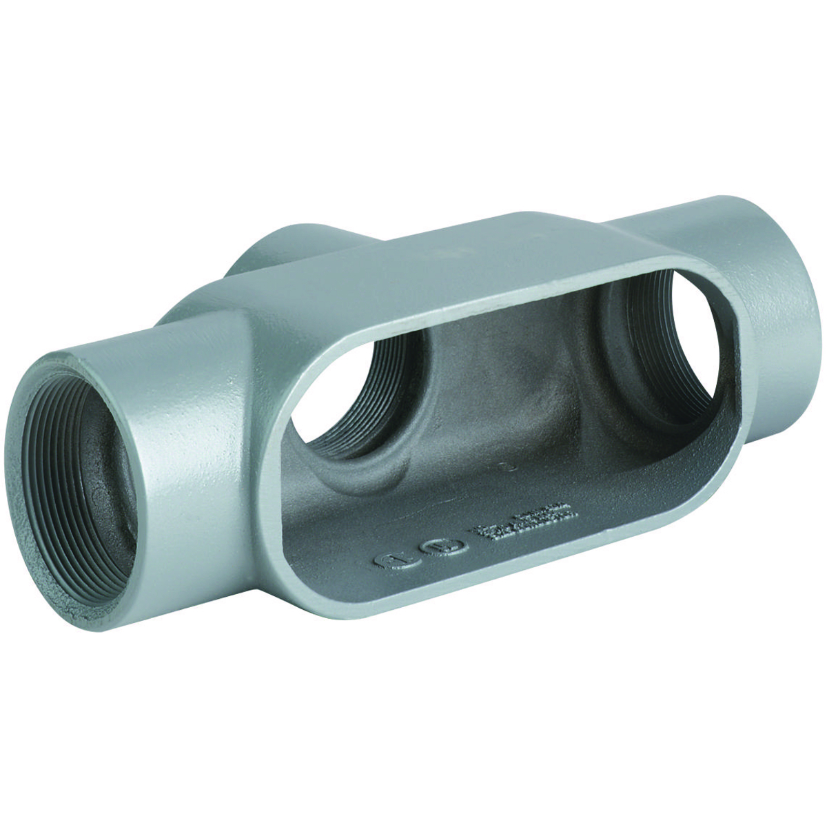 TB37 Type TB Conduit Body, 1 in Hub, Form 7 Form, 15.5 cu-in Capacity, Iron, Tri-Coated
