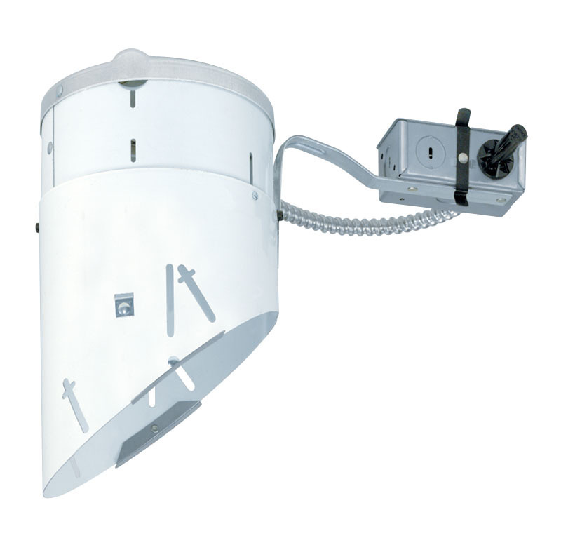 TC928R Adjustable Remodel Round Slope Downlight Housing, Incandescent Lamp, 120 V AC, 6-9/16 x 8-1/4 in Ceiling Opening