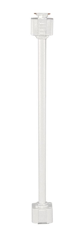 TEW 48IN WH Adapter Extension Wand, For Use With One/Two Circuit Trac and Line Voltage Monopoints System, 120 V AC, Incandescent Fixture