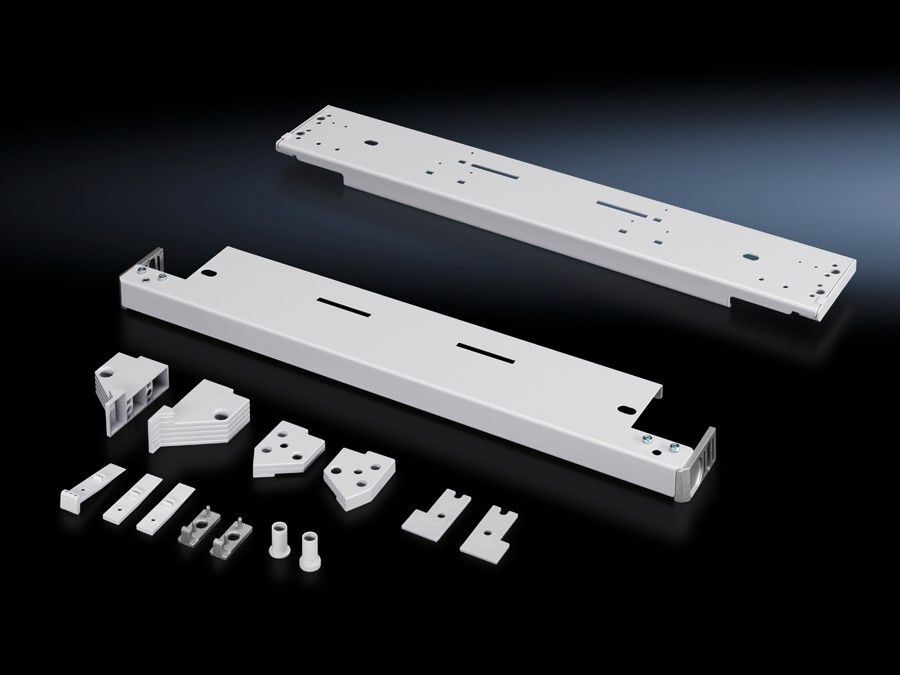 1997235 Installation Kit With Trim Panel, For Use With TS Enclosure, SE 31 in W Enclosure Pivoting Large Frame, 180 deg Angle, 1200 N Static Load Capacity, Sheet Steel, Pale Gray