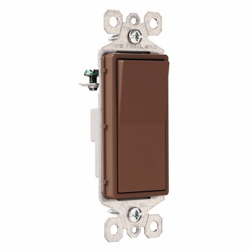TM870 radiant 15 Amp Single-Pole Switch, Brown