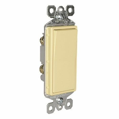 TM870I radiant 15 Amp Single-Pole Switch, Ivory