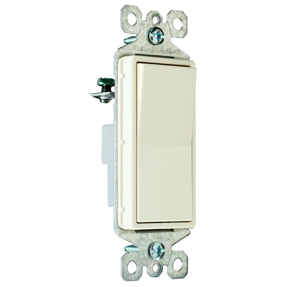 TM870LASL radiant 15 Amp Single-Pole Switch Locator Light, Light Almond