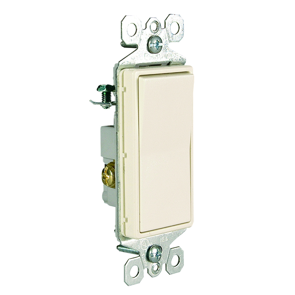 TM873LASL radiant 15 Amp 3-Way Switch Locator Light, Light Almond