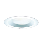 6 in, Open, Open reflector, White, Compatibility: Based on Housing selection, White open splay.