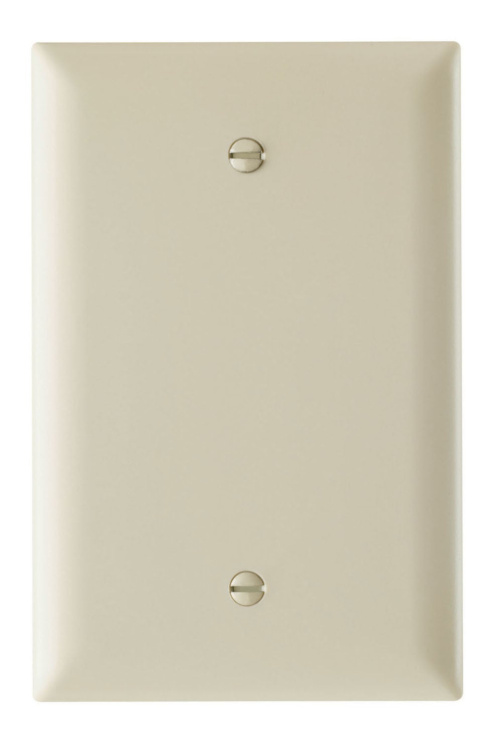 TPJ13GRY TradeMaster Junior Jumbo 1-Gang Nylon Wall Plate, Blank, Box Mounted, Gray