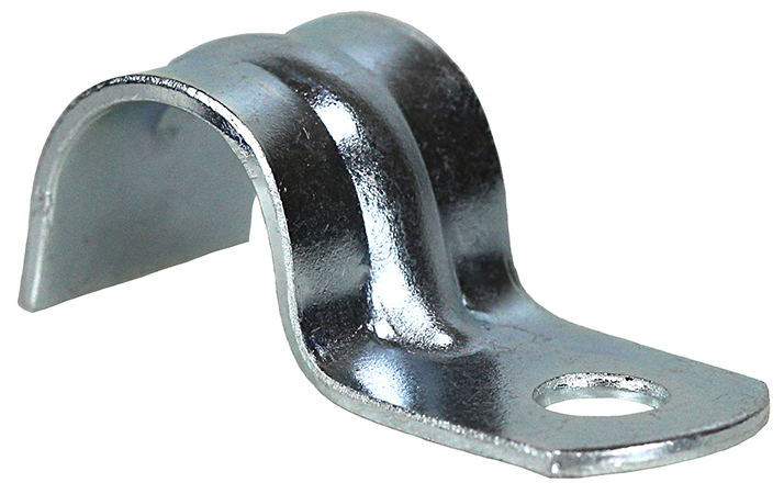 TW38 1-Hole Conduit Strap, 3/8 in Conduit, Steel