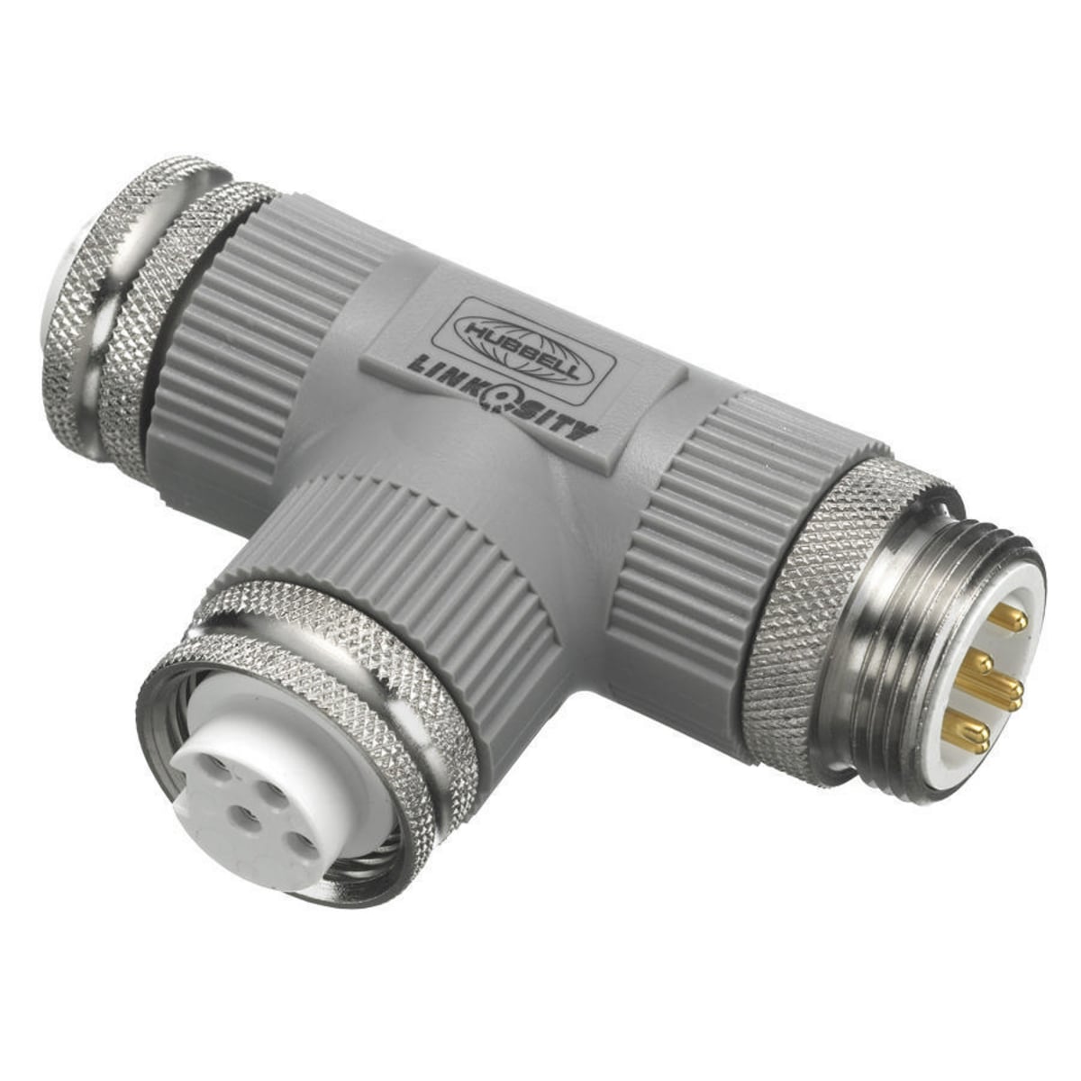 TX2306002304C00 6-Pole Snig C Phase Tap Tee, Male x Female x Female End Style, 600 V AC, 20 A