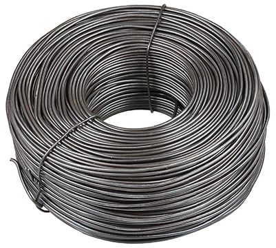 TY164 5030 Tie Wire, Steel, 16-1/2 ga, 400 ft L, Annealed Black