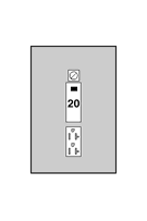 U010C010 Midwest GE Power Outlet Pedestal, 120 V AC, 20 A, 1 Phase, 14 to 8 AWG, 14 to 6 AWG, 12 to 8 AWG, 12 to 6 AWG, 14 to 10 AWG Wire, NEMA 3R Enclosure